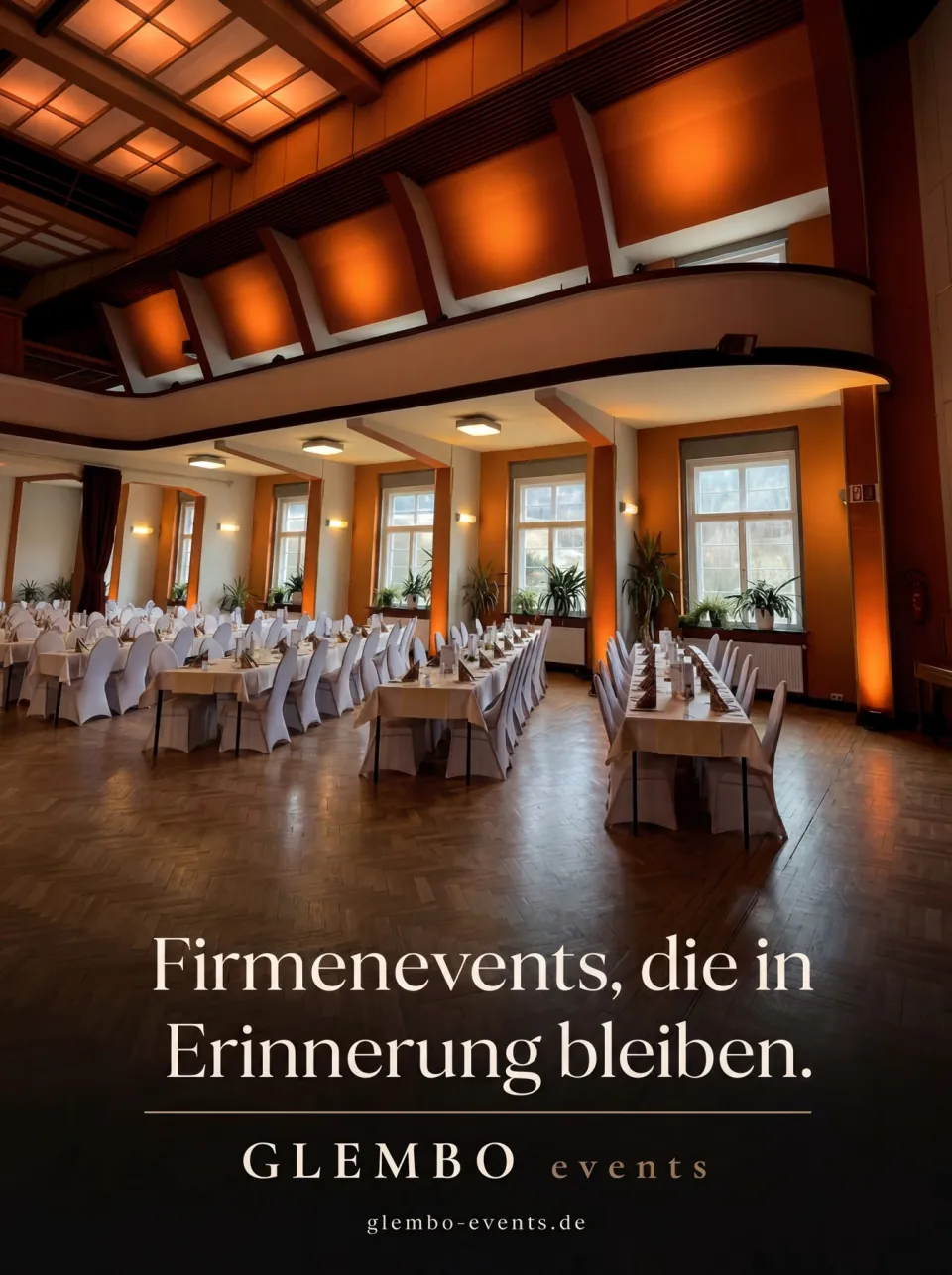 Glembo Events Werbemittel für Firmenevents und professionelle Eventtechnik